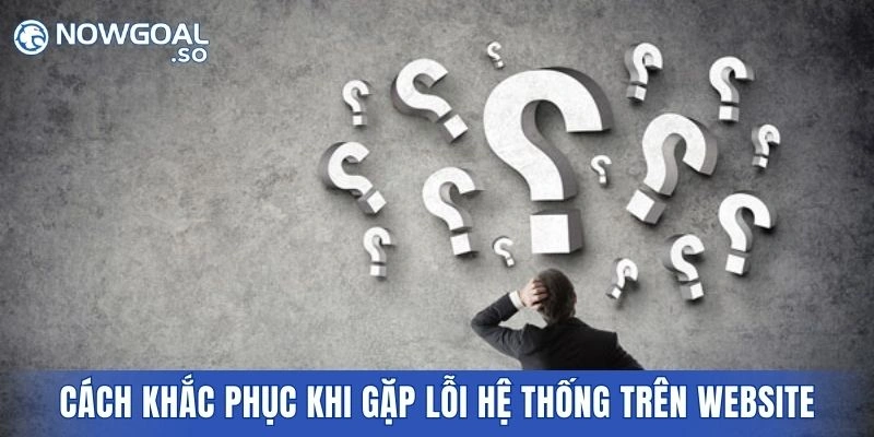 Cách khắc phục khi gặp lỗi hệ thống trong quá trình sử dụng website?